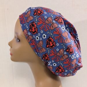 Bears, European Style Scrub Cap, Euro Cap, Scrub Cap